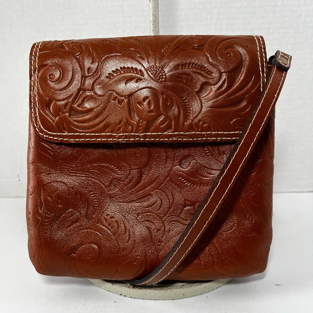 Patricia Nash Balluri Tooled Crossbody Bag